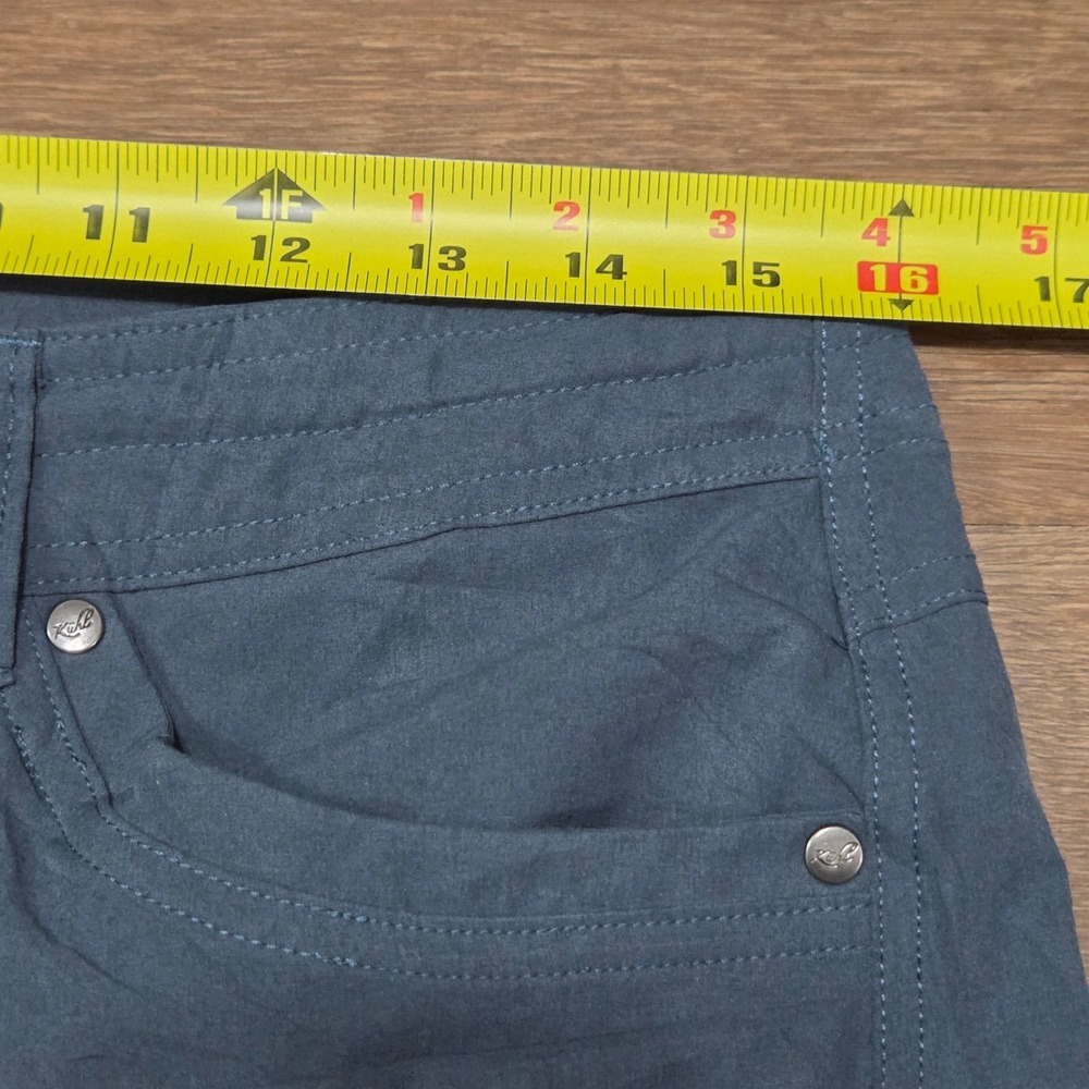 Kuhl freeflex Cargo Shorts Womens 6 Blue Gray Style 6417 Hiking Outdoor Trail - Picture 6 of 9